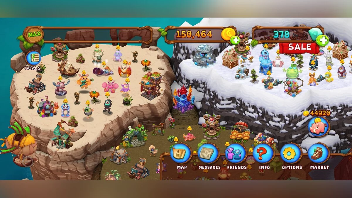 Скриншоты из My Singing Monsters DawnOfFire