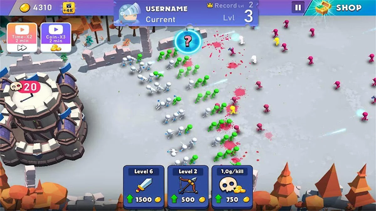 Скриншоты из Stickman Guys Defense Warriors