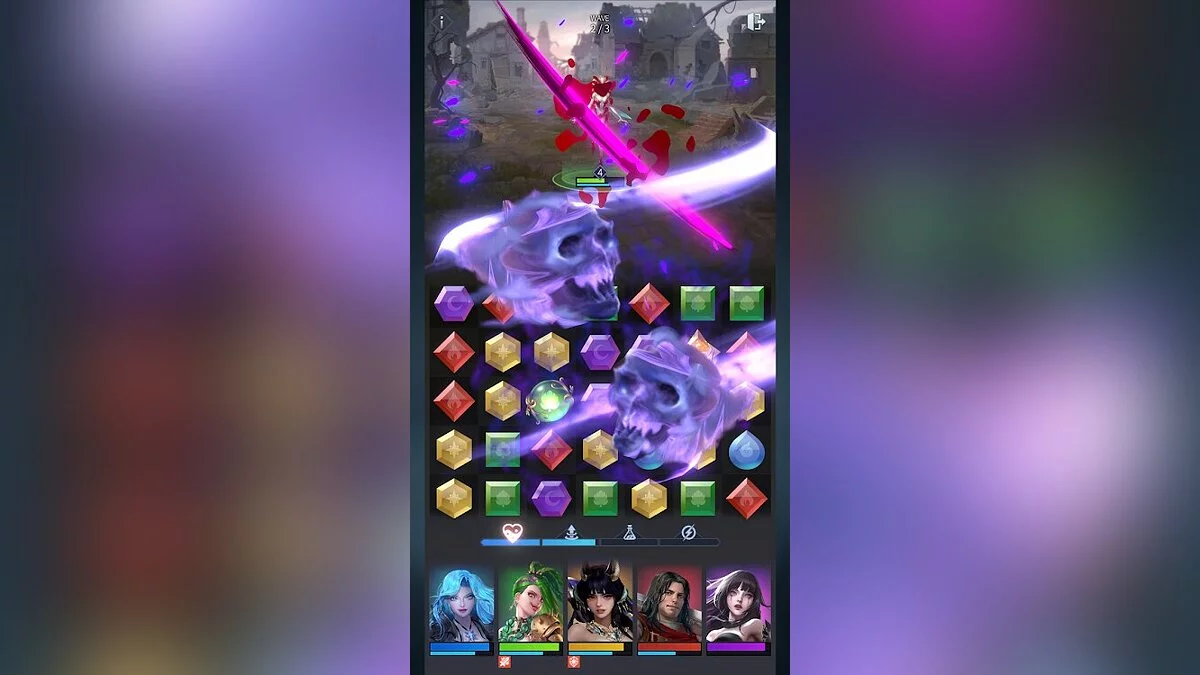 Скриншоты из Dungeon & Stones : Match-3 RPG