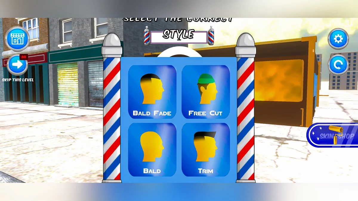 Скриншоты из Barber Shop Hair Cut Sim 3D