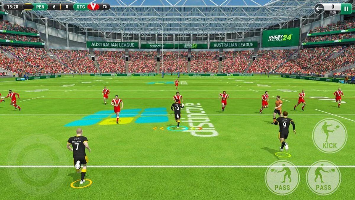 Скриншоты из Rugby League 24