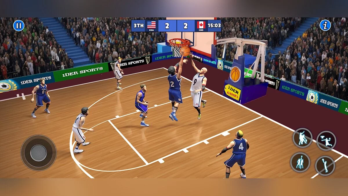 Скриншоты из Real Basketball Hoops - 2024