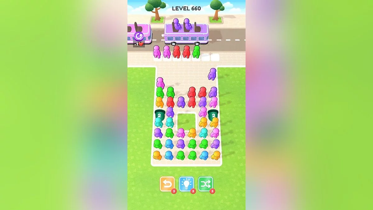 Скриншоты из Bus Jam Sort