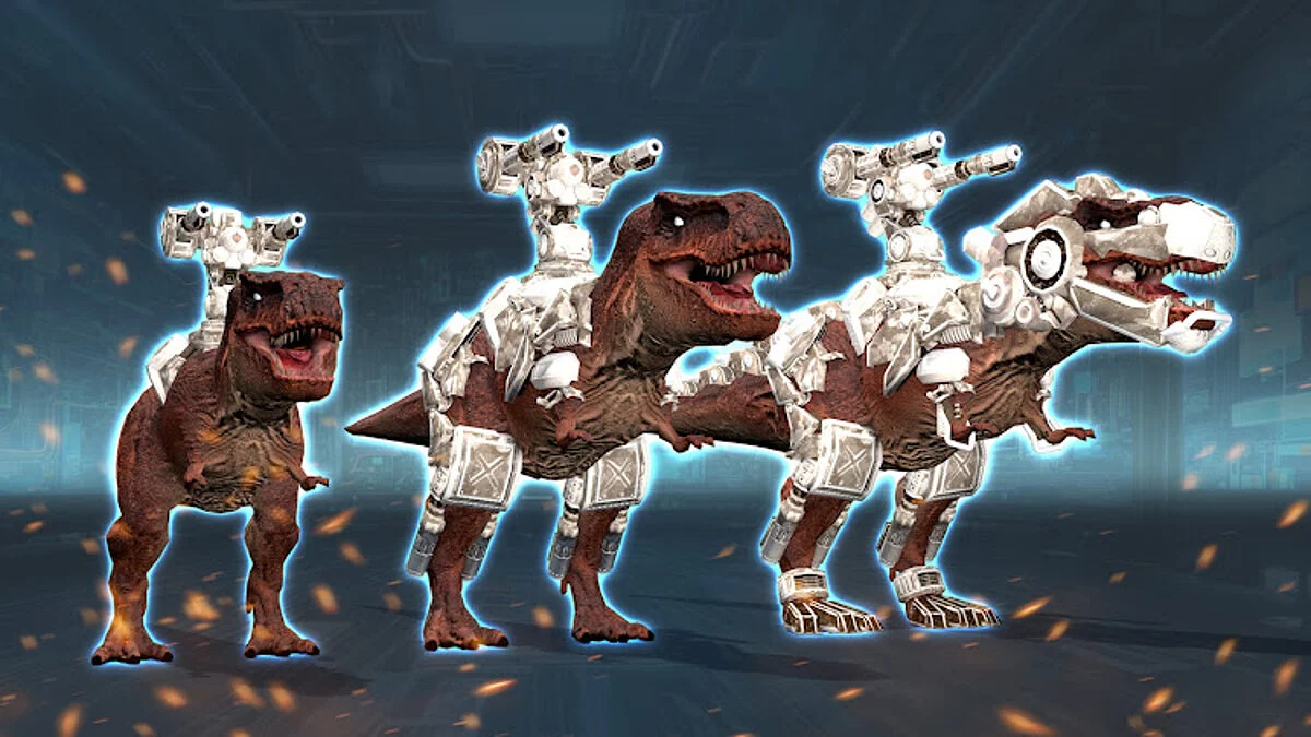 Скриншоты из Mecha Dino Game
