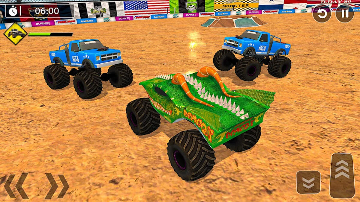 Скриншоты из Crazy Monster Truck Car Racing