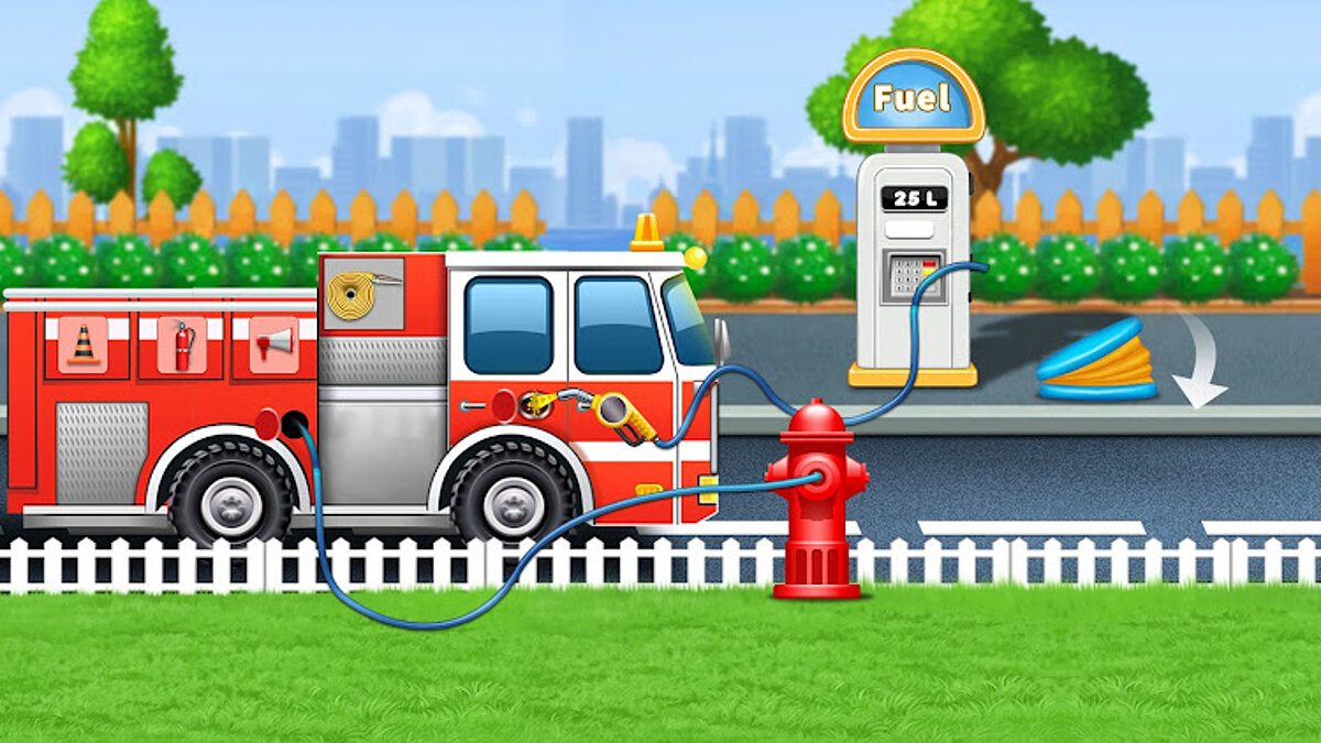 Fire Truck Sim: Rescue Game 2d - что это за игра, трейлер, системные  требования, отзывы и оценки, цены и скидки, гайды и прохождение, похожие  игры