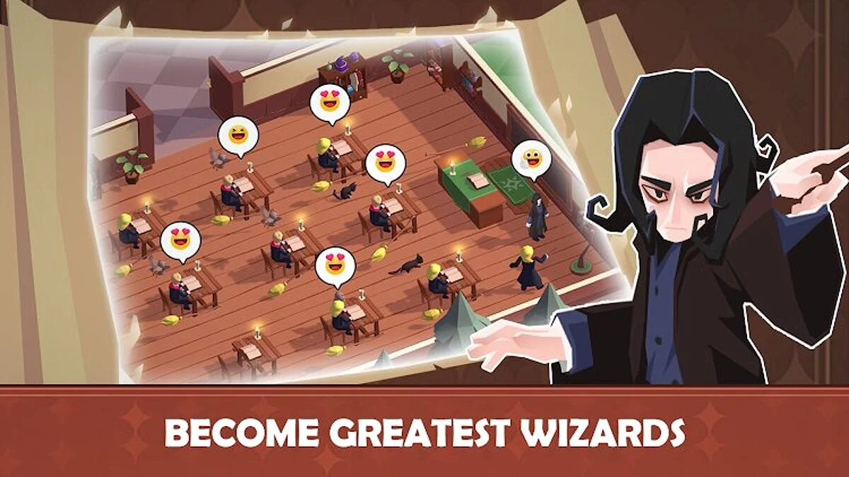 Скриншоты из Idle magic school:Wizard game