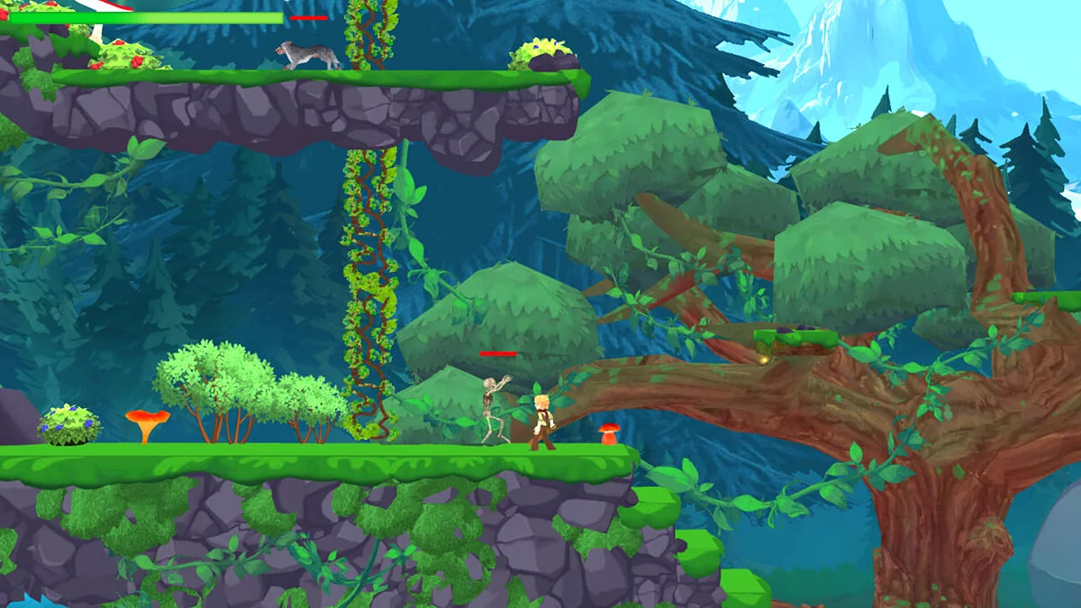 Скриншоты из Emerald Dreams: Sanity - Platformer Quest