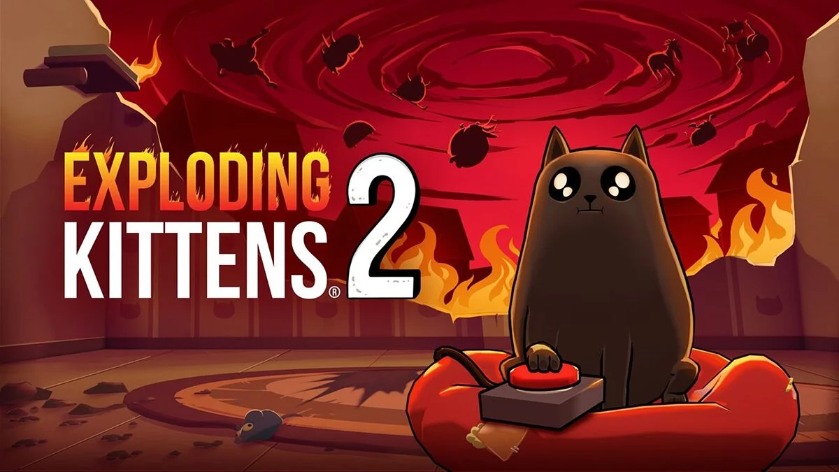 Арт из Exploding Kittens 2