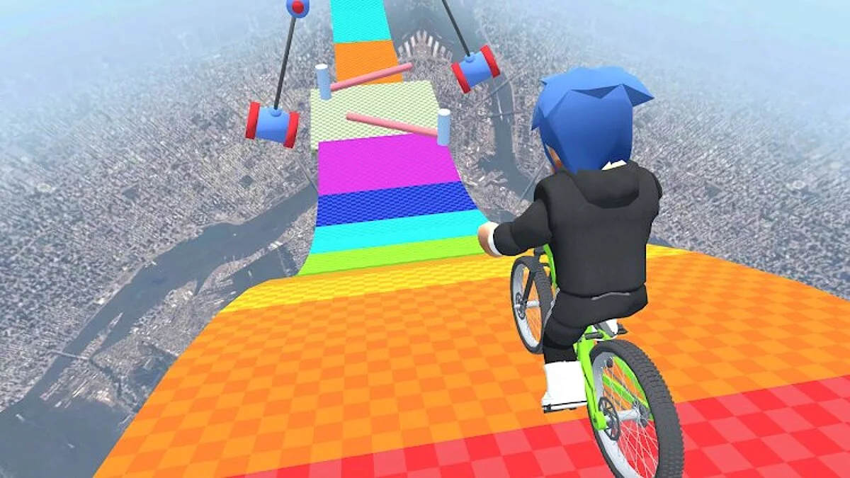 Скриншоты из Obby BMX: Bike Challenge