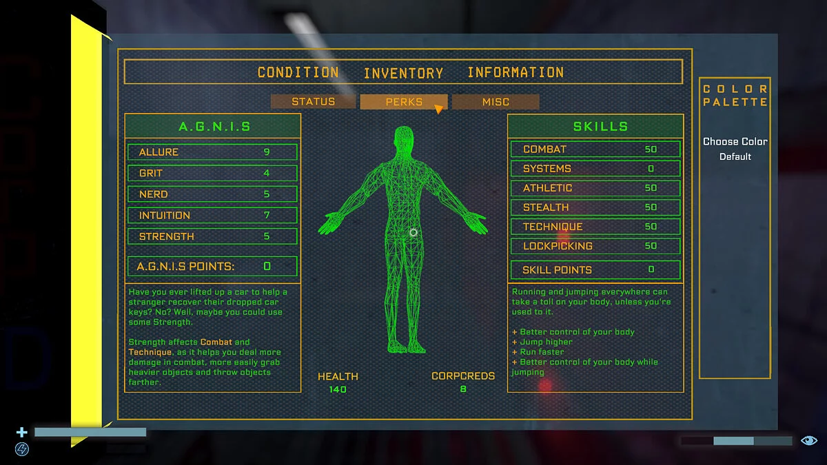 Скриншоты из CORPUS EDAX