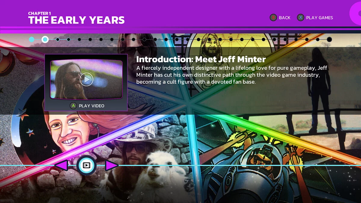 Скриншоты из Llamasoft: The Jeff Minter Story