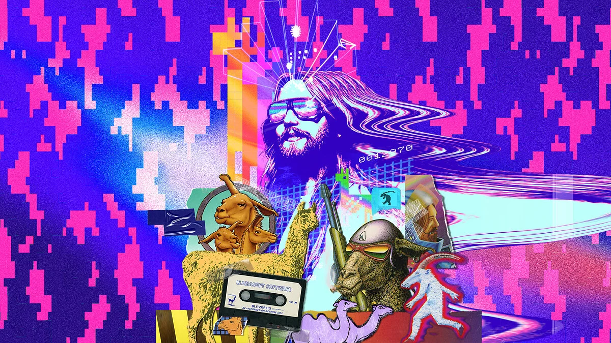 Арт из Llamasoft: The Jeff Minter Story
