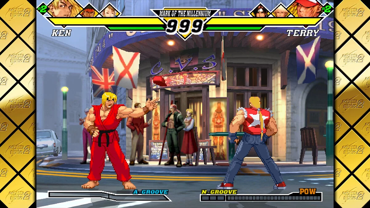 Скриншоты из Capcom Fighting Collection 2