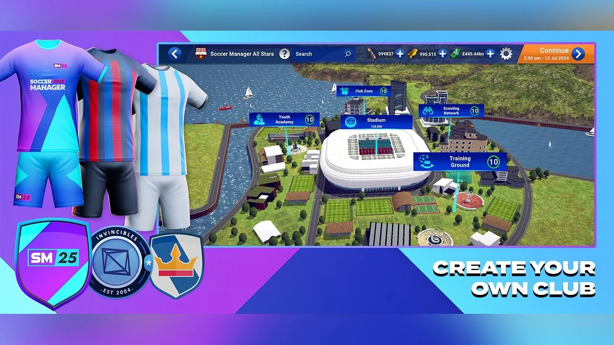 Скриншоты из Soccer Manager 2025 - Football