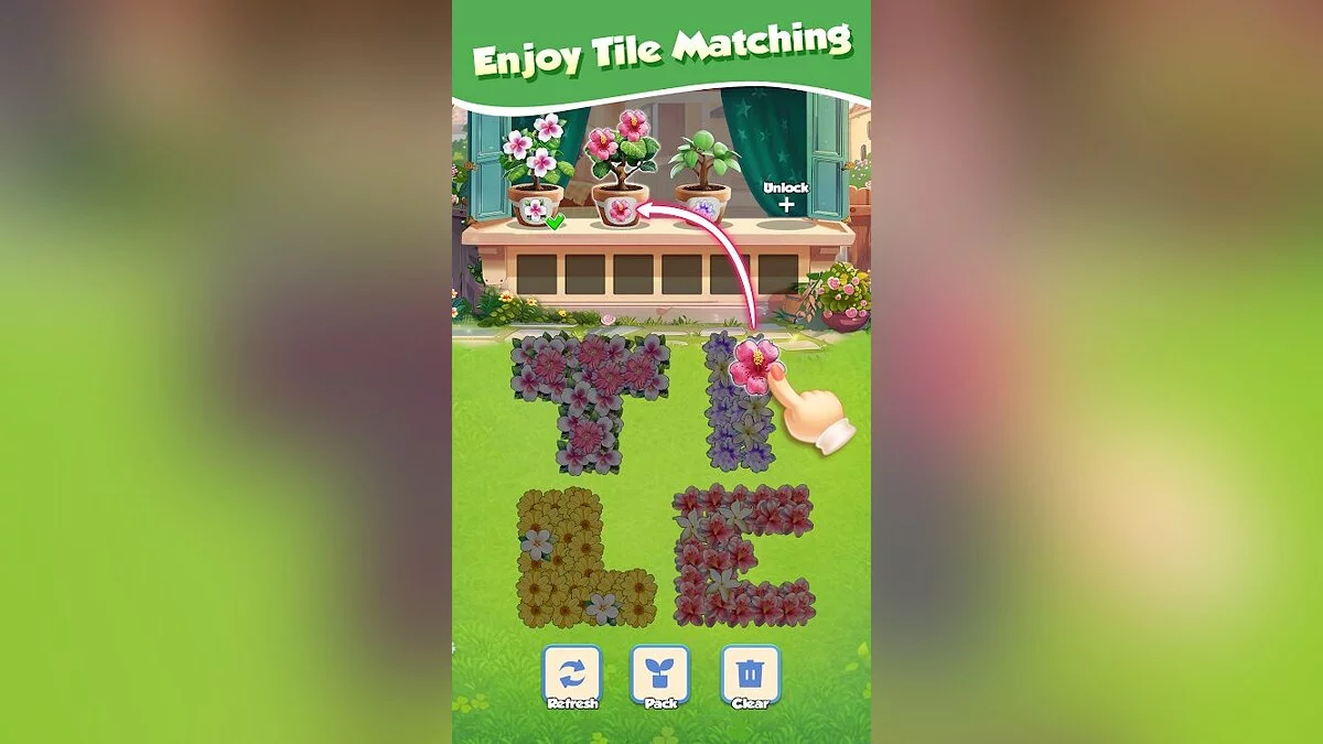 Скриншоты из MergeFlowers