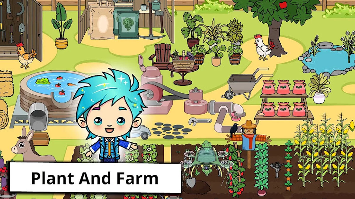 Скриншоты из Tizi Town: City Life Simulator