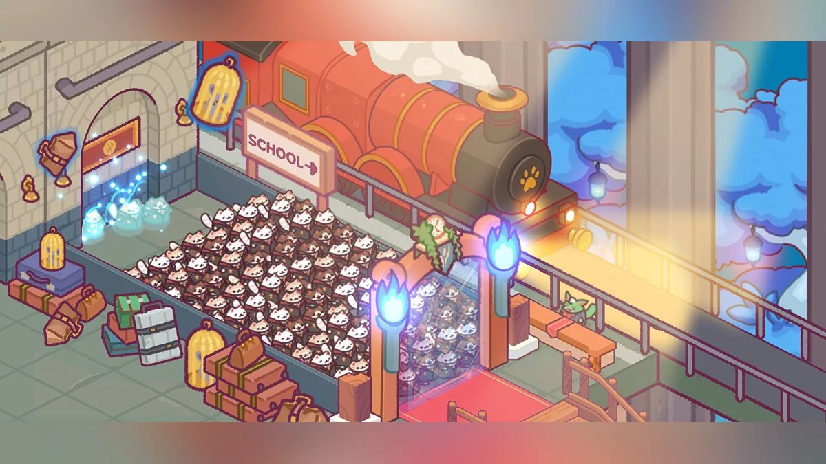 Скриншоты из Cat Magic School : Cute Tycoon