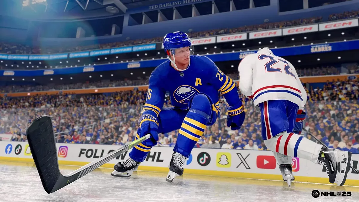 Скриншоты из NHL 25