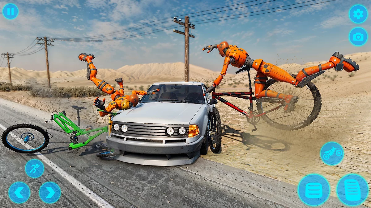 Скриншоты из Ragdoll BMX Rush Crash