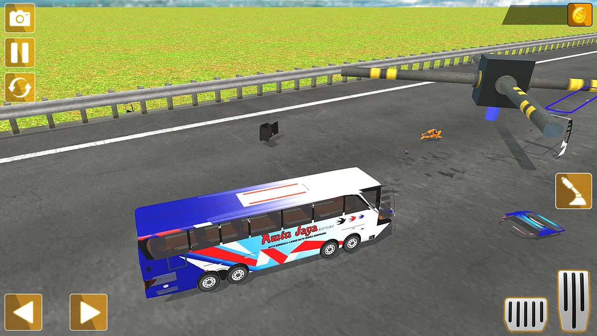 Скриншоты из Highway Bus Crash Simulator 3D