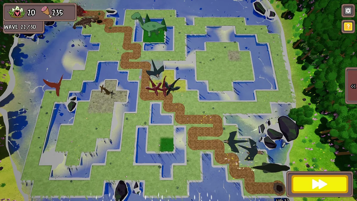 Скриншоты из Dinos TD