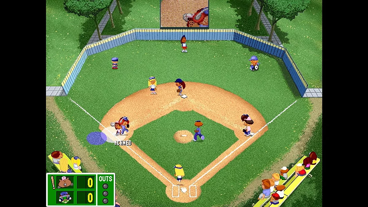 Скриншоты из Backyard Baseball '97