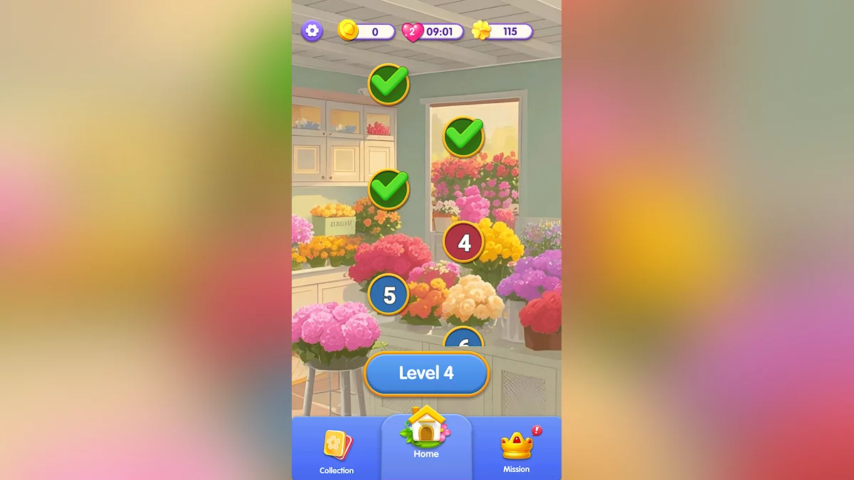 Скриншоты из Flower Fusion
