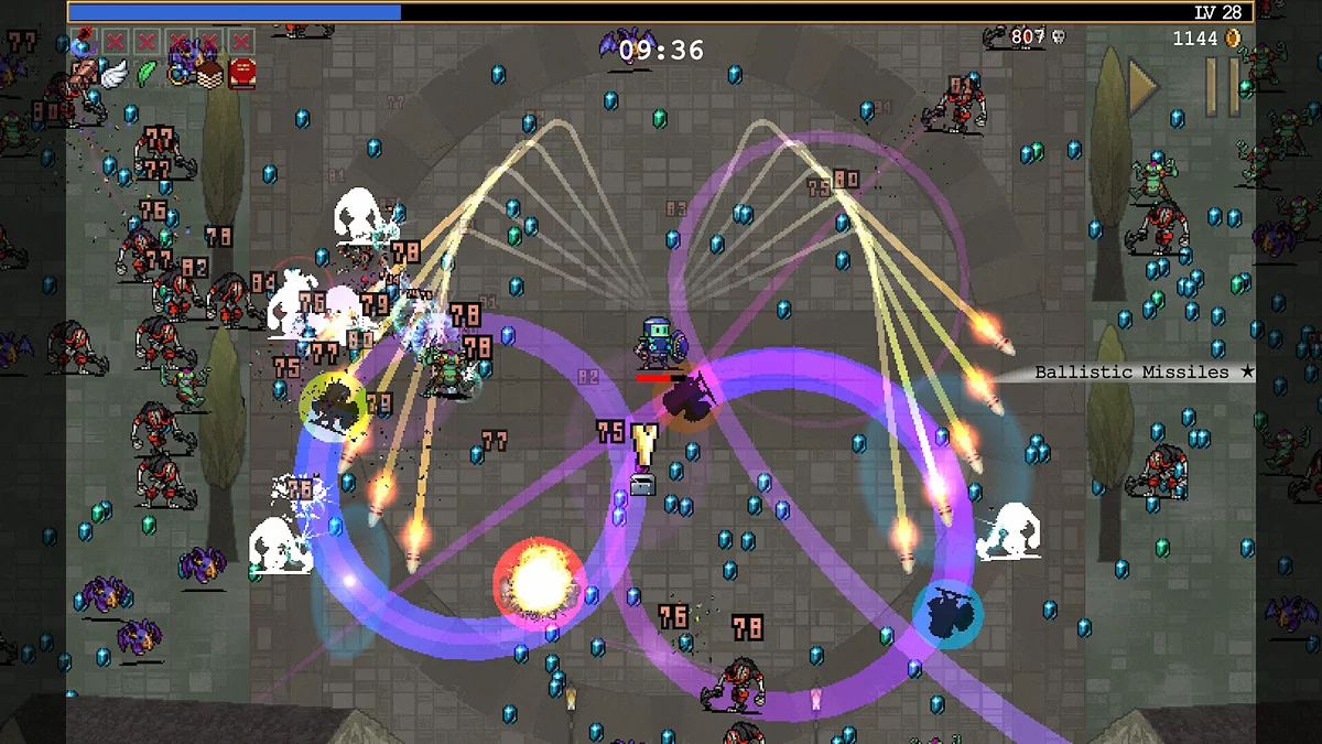 Скриншоты из Vampire Survivors: Emerald Diorama