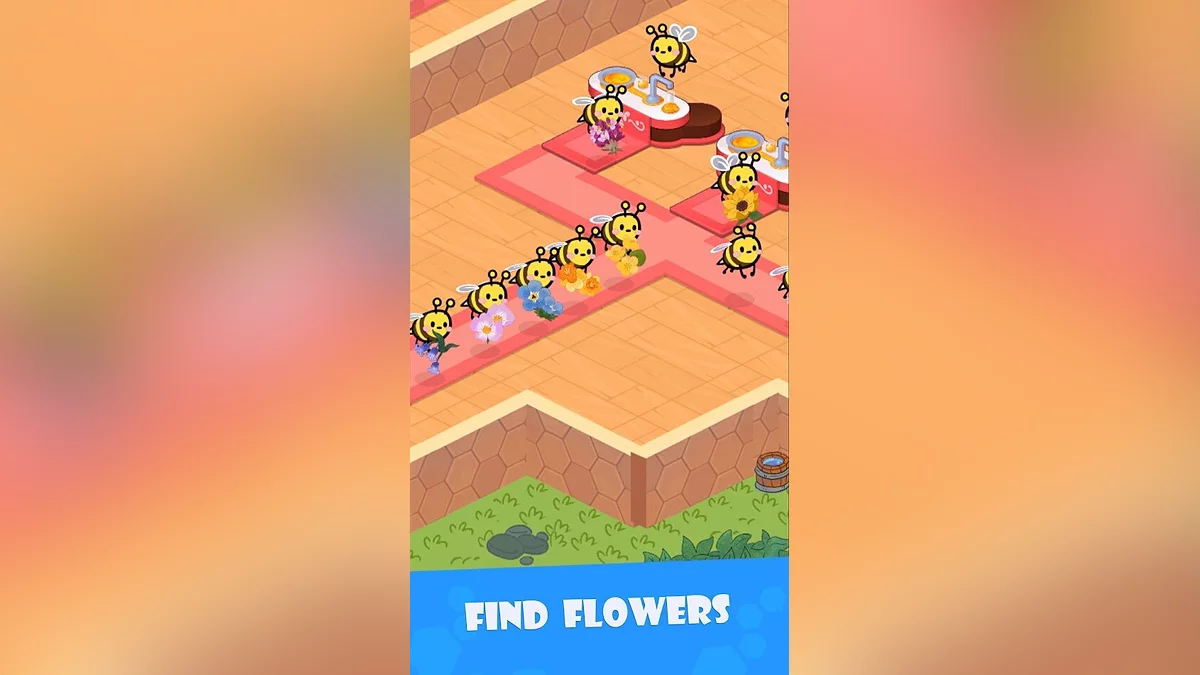 Скриншоты из Bee A King: Idle Hive Tycoon