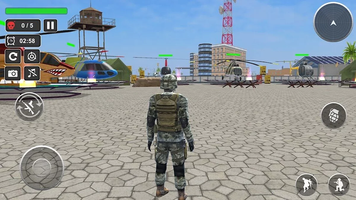 Скриншоты из Gangster Helicopter Simulator