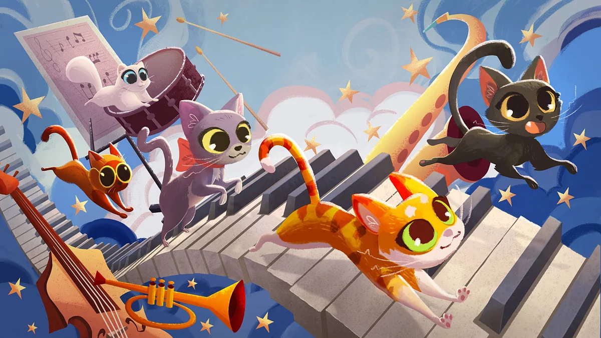 Арт из Jumping Jazz Cats