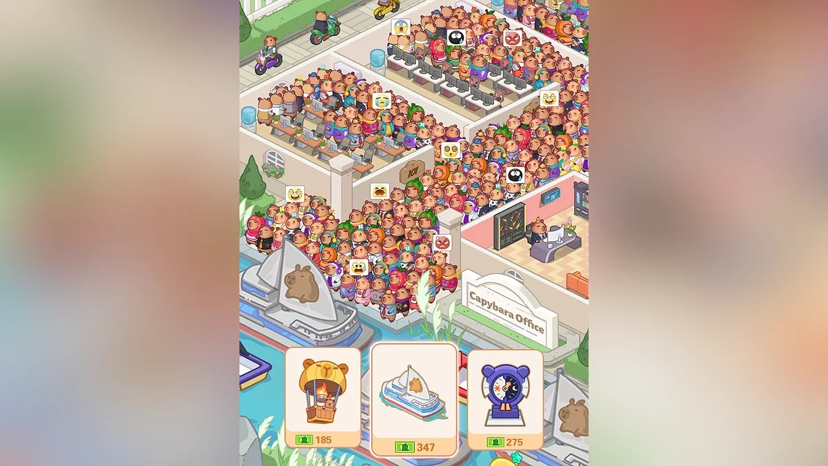 Скриншоты из Capybara Office