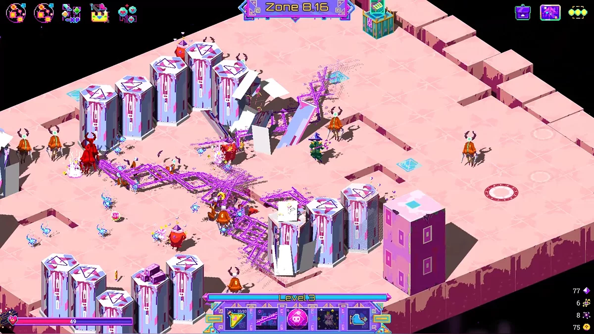 Скриншоты из Neon Spellstorm