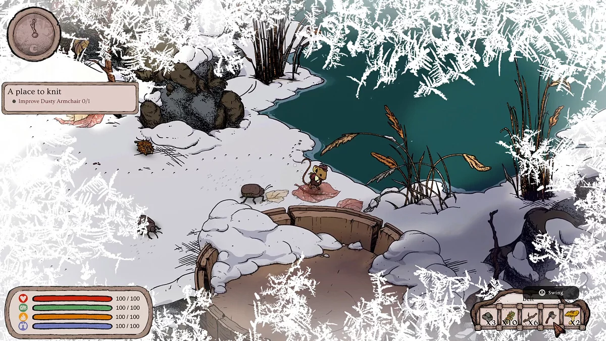 Скриншоты из Winter Burrow