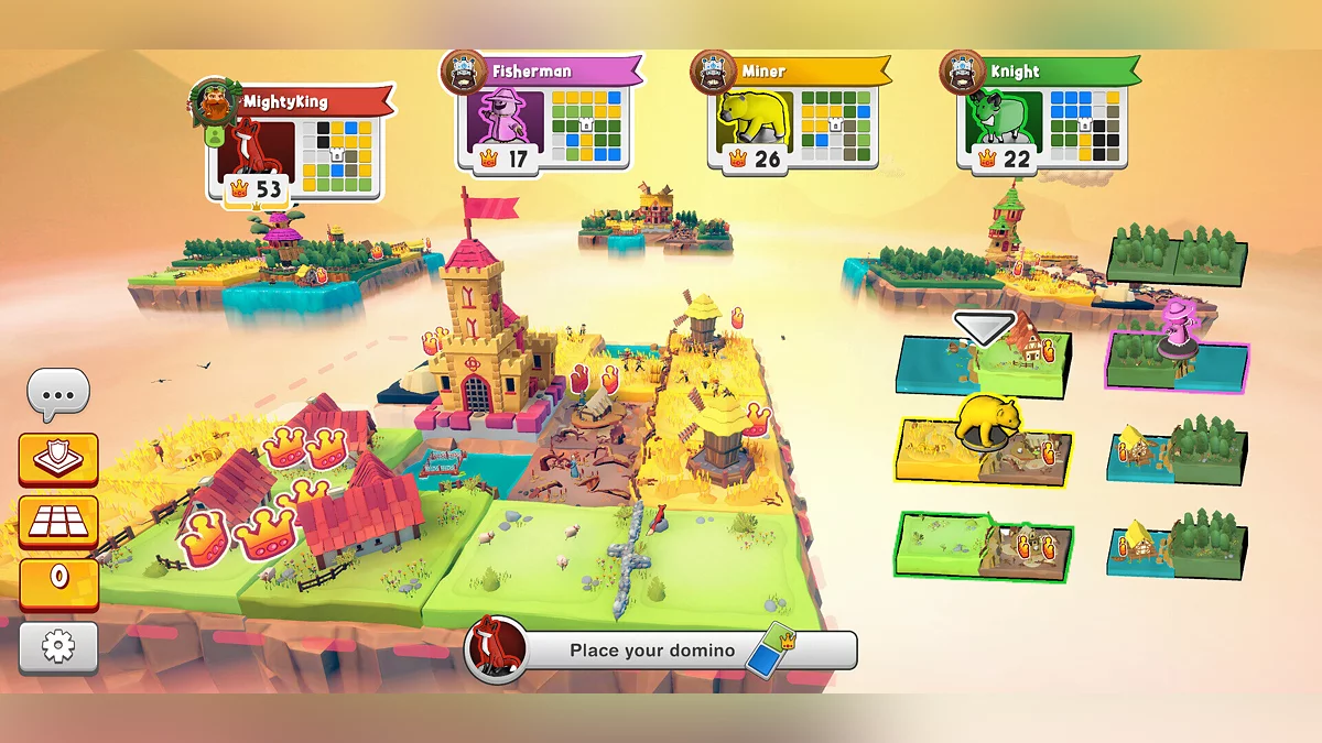 Скриншоты из Kingdomino