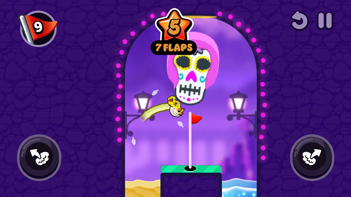 Скриншоты из Super Flappy Golf