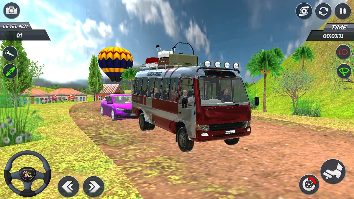 Скриншоты из Mini Coach Bus Driving Sim 3D