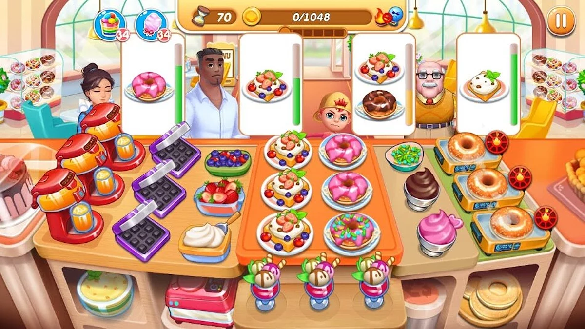 Скриншоты из Cooking Dash: Crazy Kitchen