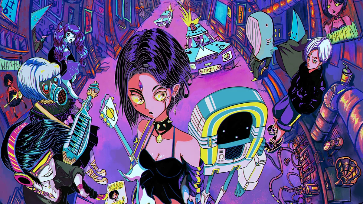 Арт из Keylocker | Turn Based Cyberpunk Action