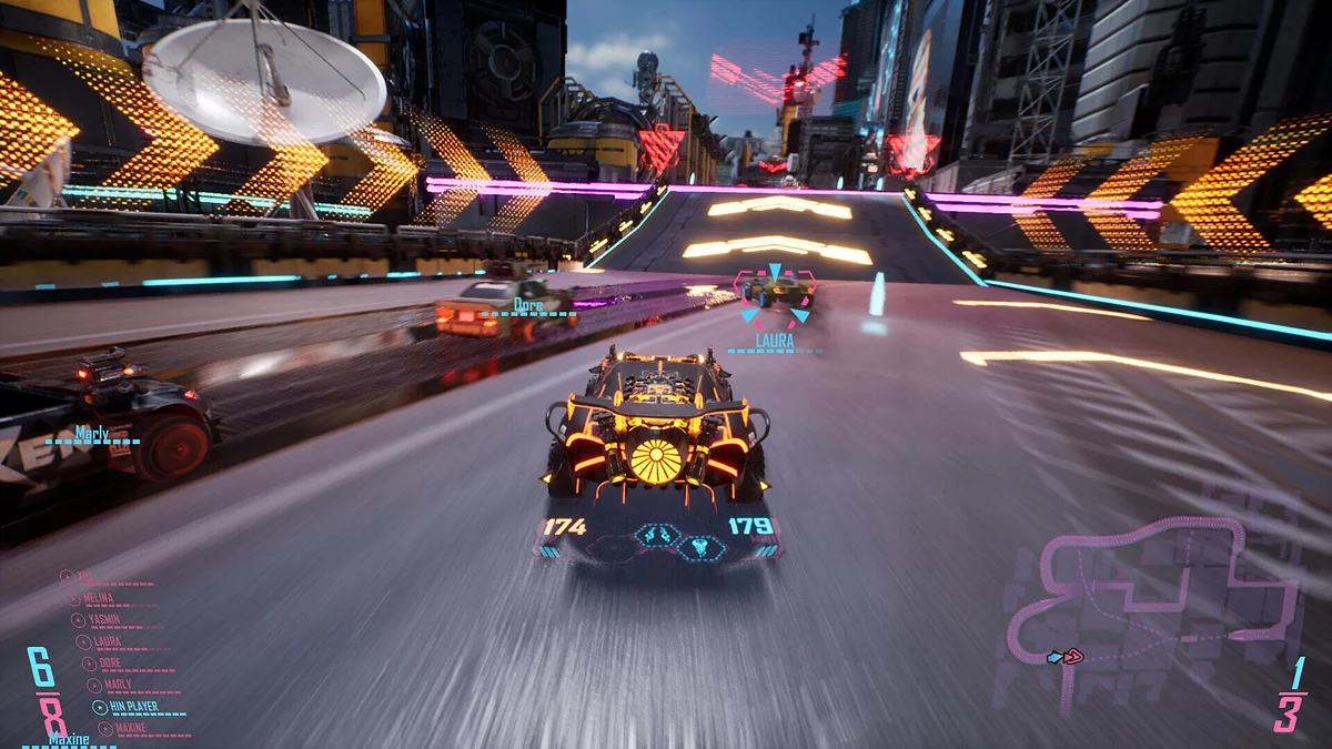 Скриншоты из Cyber Clutch: Hot Import Nights
