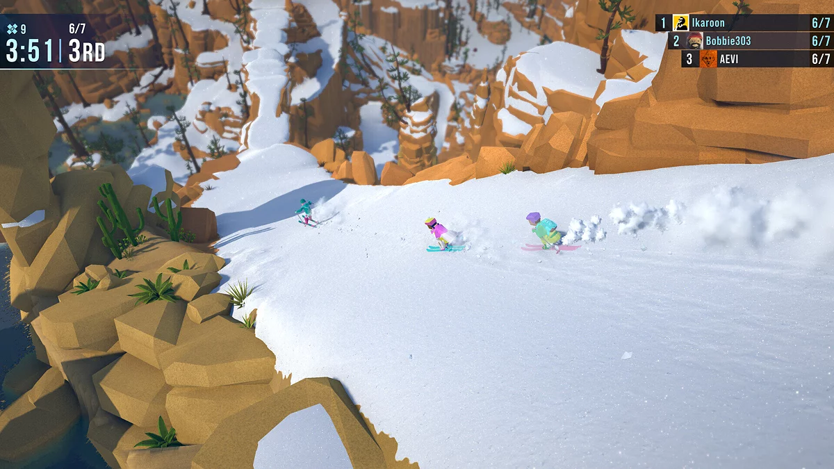 Скриншоты из Lonely Mountains: Snow Riders