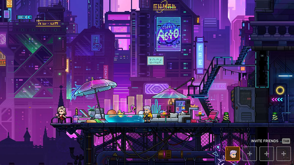 Скриншоты из Neon Abyss 2