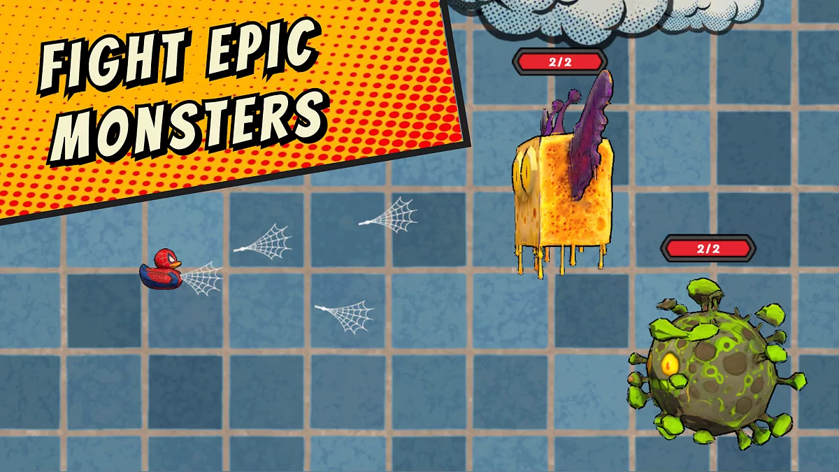 Скриншоты из BathDuck: Heroic Comics Runner