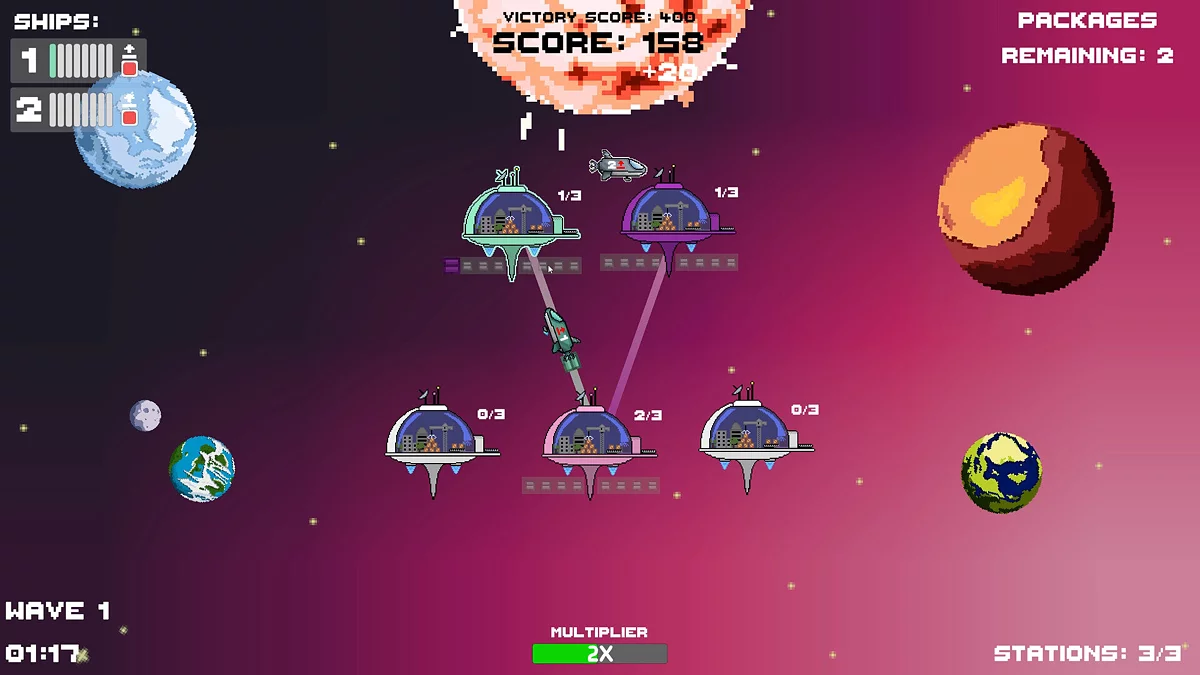 Скриншоты из Astrohaulers
