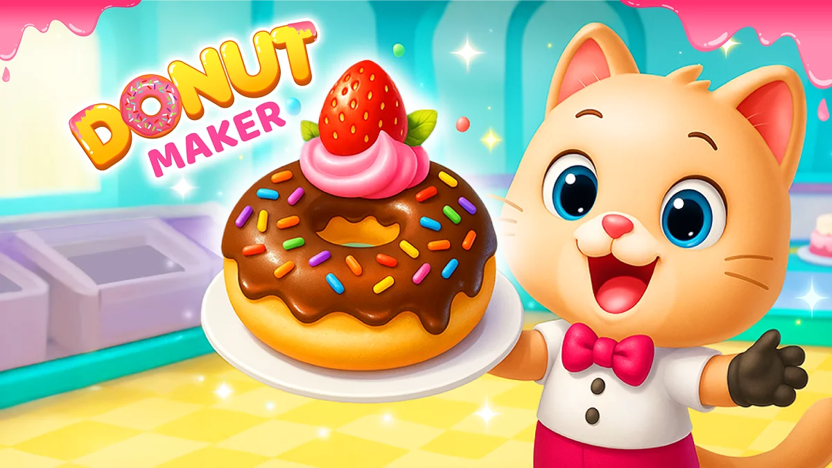 Скриншоты из Donut Maker Kids cooking games
