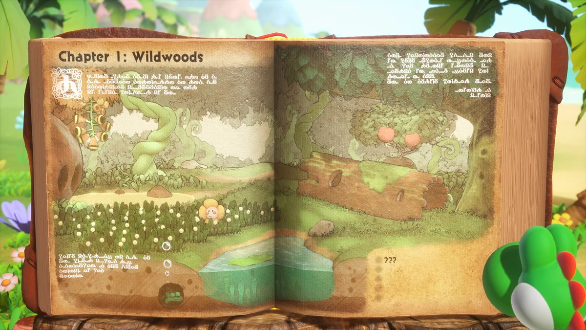 Скриншоты из Yoshi and the Mysterious Book