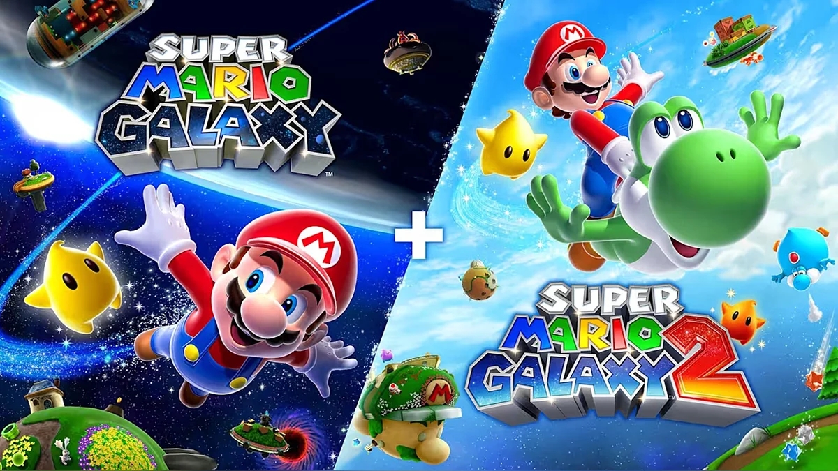Арт из Super Mario Galaxy + Super Mario Galaxy 2