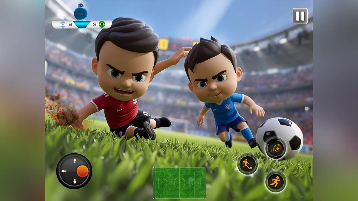 Скриншоты из Mini Football: Soccer Champion