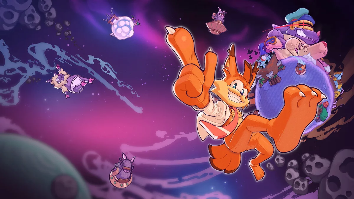 Арт из Bubsy 4D